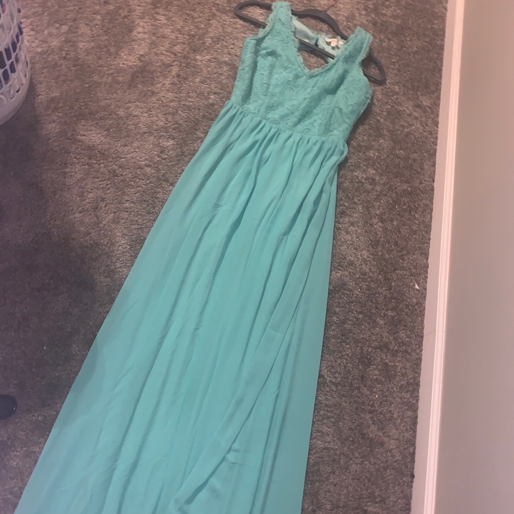Turquoise/Aqua Maxi dress
